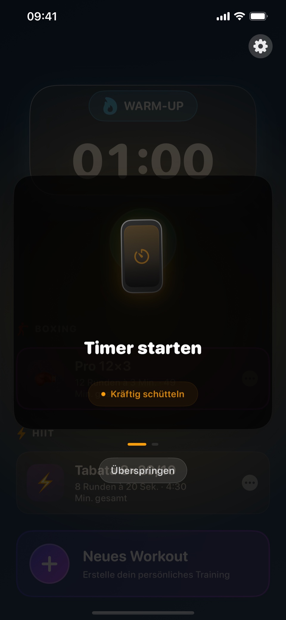 Tutorial zur Schüttelsteuerung in Rounds